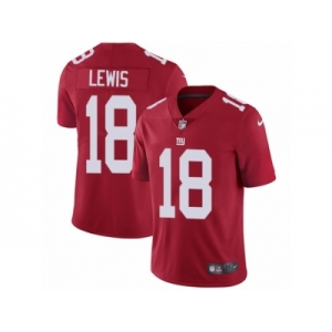 Youth Nike New York Giants #18 Roger Lewis Red Alternate Vapor Untouchable Limited Player NFL Jersey