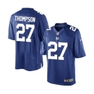 Youth Nike New York Giants #27 Darian Thompson Limited Royal Blue Team Color NFL Jersey