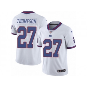 Youth Nike New York Giants #27 Darian Thompson Limited White Rush NFL Jersey
