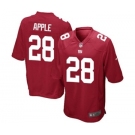 Youth Nike New York Giants #28 Eli Apple Game Red Alternate NFL Jersey