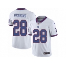 Youth Nike New York Giants #28 Paul Perkins Limited White Rush NFL Jersey