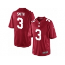 Youth Nike New York Giants #3 Geno Smith Limited Red Alternate NFL Jersey