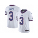 Youth Nike New York Giants #3 Geno Smith Limited White Rush NFL Jersey