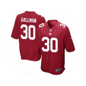 Youth Nike New York Giants #30 Wayne Gallman Game Red Alternate NFL Jersey