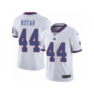 Youth Nike New York Giants #44 Doug Kotar Limited White Rush Vapor Untouchable NFL Jersey