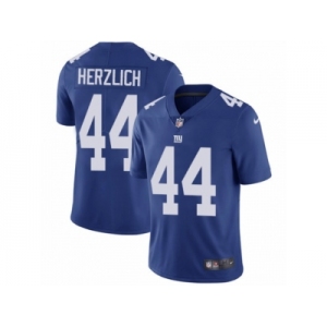 Youth Nike New York Giants #44 Mark Herzlich Vapor Untouchable Limited Royal Blue Team Color NFL Jersey