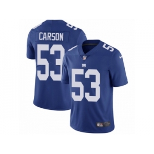 Youth Nike New York Giants #53 Harry Carson Vapor Untouchable Limited Royal Blue Team Color NFL Jersey