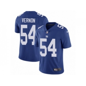 Youth Nike New York Giants #54 Olivier Vernon Vapor Untouchable Limited Royal Blue Team Color NFL Jersey