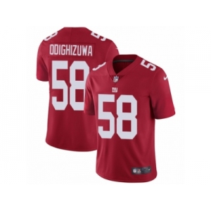 Youth Nike New York Giants #58 Owa Odighizuwa Vapor Untouchable Limited Red Alternate NFL Jersey