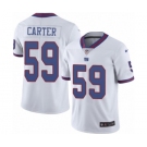 Youth Nike New York Giants #59 Lorenzo Carter Limited White Rush Vapor Untouchable NFL Jersey