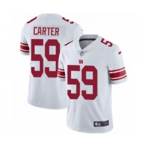 Youth Nike New York Giants #59 Lorenzo Carter White Vapor Untouchable Limited Player NFL Jersey