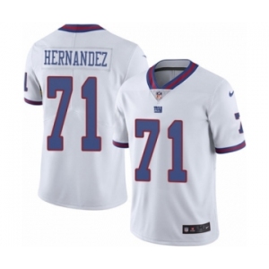 Youth Nike New York Giants #71 Will Hernandez Limited White Rush Vapor Untouchable NFL Jersey