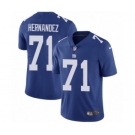 Youth Nike New York Giants #71 Will Hernandez Royal Blue Team Color Vapor Untouchable Limited Player NFL Jersey