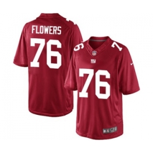 Youth Nike New York Giants #76 Ereck Flowers Red Alternate NFL Jersey