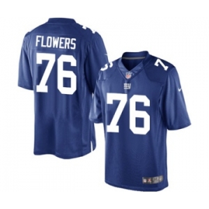 Youth Nike New York Giants #76 Ereck Flowers Royal Blue Team Color NFL Jersey