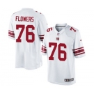 Youth Nike New York Giants #76 Ereck Flowers White NFL Jersey