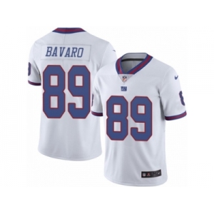 Youth Nike New York Giants #89 Mark Bavaro Limited White Rush NFL Jersey