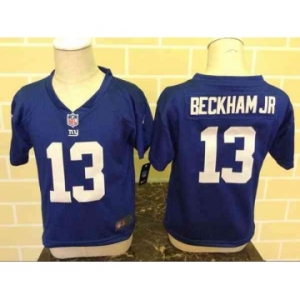 nike kids nfl jerseys new york giants #13 bedkhamjr blue[nike]