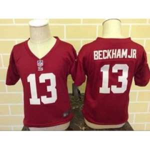 nike kids nfl jerseys new york giants #13 bedkhamjr red[nike]