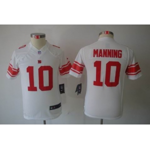nike youth nfl jerseys new york giants #10 manning white[nike limited]