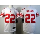 nike youth nfl jerseys new york giants #22 wilson white[nike]