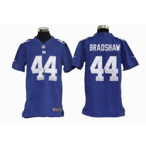 nike youth nfl jerseys new york giants #44 bradshaw blue[nike]