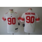 nike youth nfl jerseys new york giants #90 pierre.paul white[nike limited]