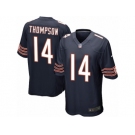 Men Nike Chicago Bears #14 Deonte Thompson Game Navy Blue Team Color NFL Jersey