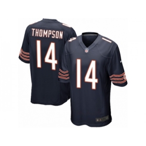 Men Nike Chicago Bears #14 Deonte Thompson Game Navy Blue Team Color NFL Jersey