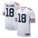 Men Nike Chicago Bears 18 Caleb Williams Game White 2024 Team Color NFL Jersey