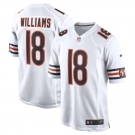 Men Nike Chicago Bears 18 Caleb Williams Game White Team Color NFL Jersey