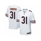 Men Nike Chicago Bears #31 Marcus Cooper Game White NFL Jersey