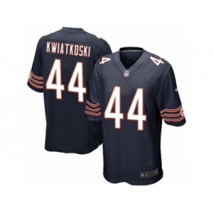 Men Nike Chicago Bears #44 Nick Kwiatkoski Game Navy Blue Team Color NFL Jersey