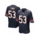 Men Nike Chicago Bears #53 John Timu Game Navy Blue Team Color NFL Jersey