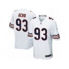 Men Nike Chicago Bears #93 Sam Acho Game White NFL Jersey