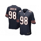 Men Nike Chicago Bears #98 Mitch Unrein Game Navy Blue Team Color NFL Jersey