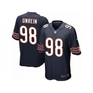 Men Nike Chicago Bears #98 Mitch Unrein Game Navy Blue Team Color NFL Jersey