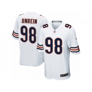 Men Nike Chicago Bears #98 Mitch Unrein Game White NFL Jersey