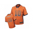 Men's Nike Chicago Bears #10 Mitchell Trubisky Elite Orange Drift Fashion NFL Jersey