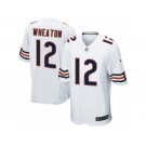 Men's Nike Chicago Bears #12 Markus Wheaton Game White NFL Jersey