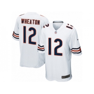 Men's Nike Chicago Bears #12 Markus Wheaton Game White NFL Jersey