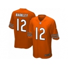 Men's Nike Chicago Bears #12 Matt Barkley Game Orange Alternate NFL Jersey