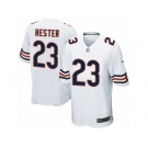 Men's Nike Chicago Bears #23 Devin Hester Game White NFL Jersey