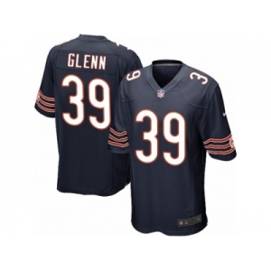 Men's Nike Chicago Bears #39 Jacoby Glenn Game Navy Blue Team Color NFL Jersey