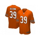 Men's Nike Chicago Bears #39 Jacoby Glenn Game Orange Alternate NFL Jersey