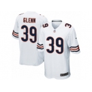 Men's Nike Chicago Bears #39 Jacoby Glenn Game White NFL Jersey