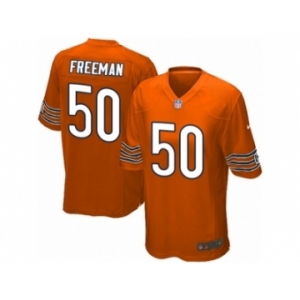 Men's Nike Chicago Bears #50 Jerrell Freeman Game Orange Alternate NFL Jersey