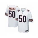 Men's Nike Chicago Bears #50 Jerrell Freeman Game White NFL Jersey