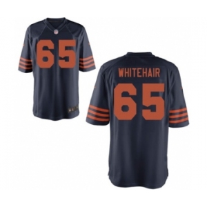 Men's Nike Chicago Bears #65 Cody Whitehair Game Navy Blue Throwback Alternate NFL Jersey