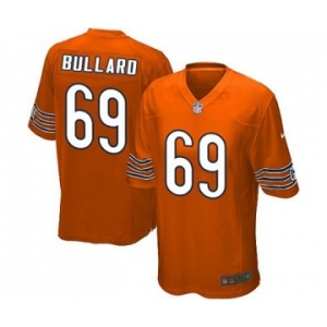 Men's Nike Chicago Bears #69 Jonathan Bullard Game Orange Alternate NFL Jersey